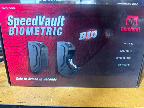 Gunvault speedvault biometric - speedvault,